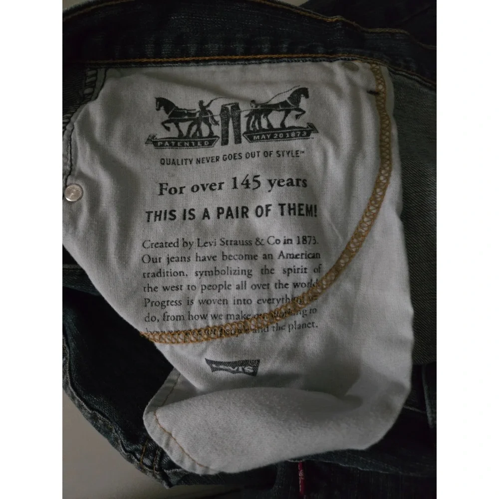 Levi's 550 Relaxed Fit Straight Blue Denim Jeans Rugged Mens‎ Sz 42 x 29